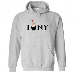 I Love NY Classic Unisex Kids and Adults Pullover Hoodie For Newyork Lovers								 									 									